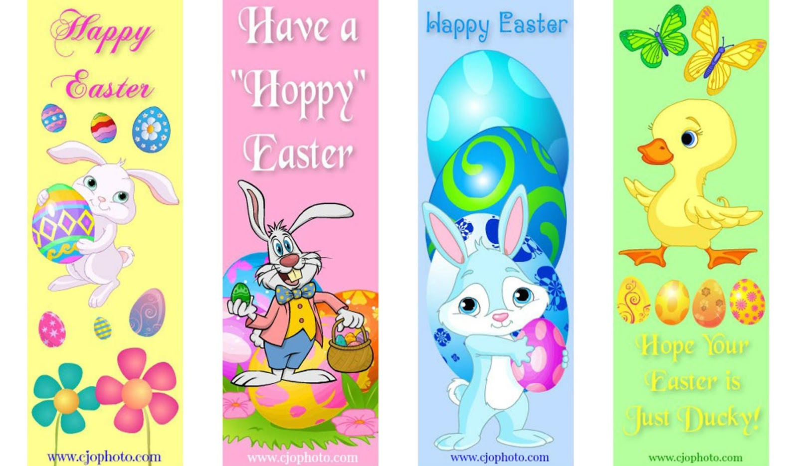 Cjo Photo: Printable Bookmarks: Easter intended for Free Printable Easter Bookmarks