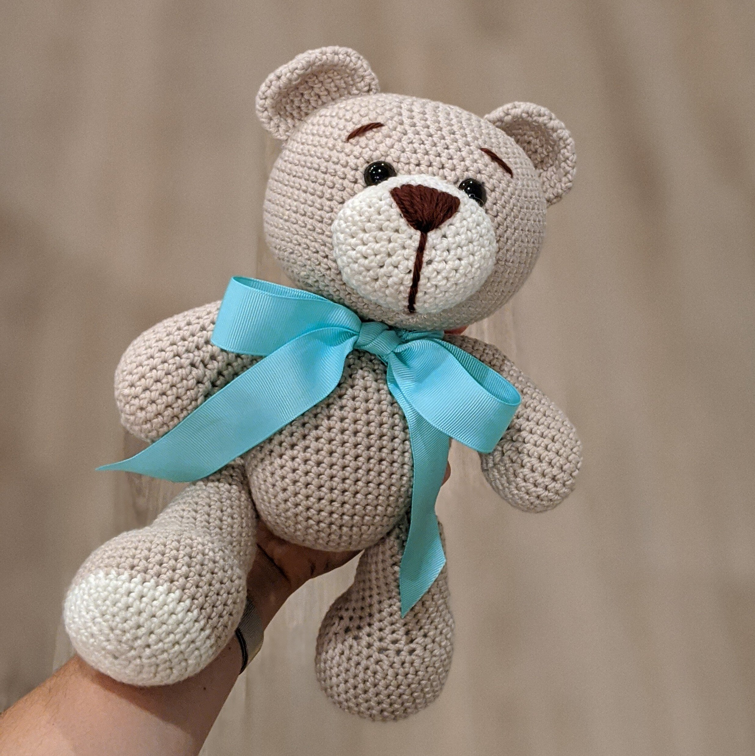 Classic Teddy Bear Crochet Pattern — Knit Paint Sew within Printable Free Crochet Teddy Bear Pattern