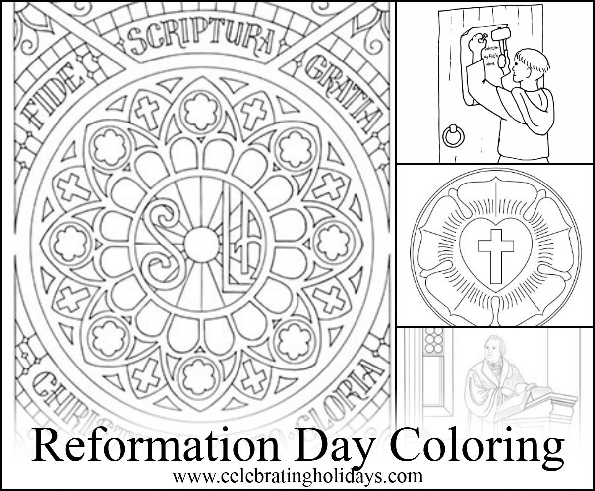 Coloring Pages For Reformation Day | Celebrating Holidays pertaining to Free Reformation Day Printables