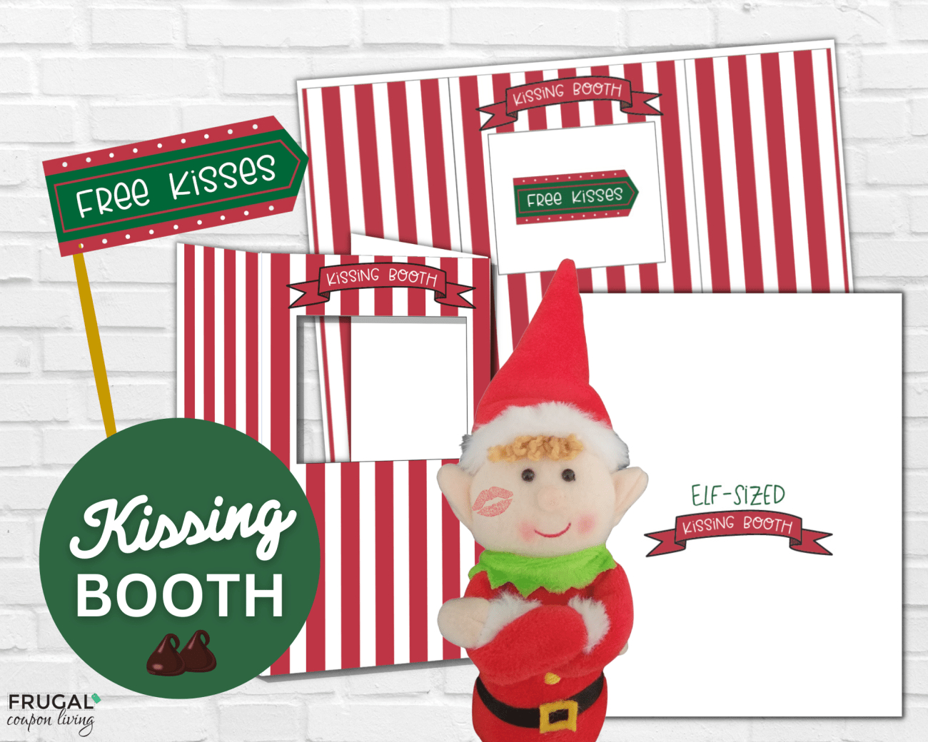 Create Magical Moments With A Printable Kissing Booth For Elf with Free Elf Kissing Booth Printable