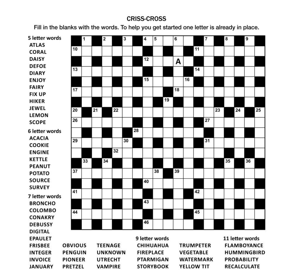 Crossword Puzzles - Worksheets Library pertaining to Printable Crossword Puzzles For Teenagers