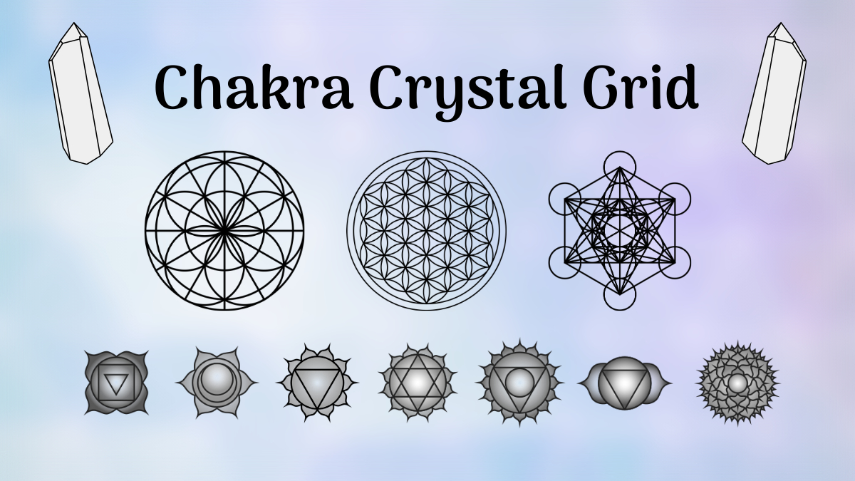 Crystal Grid Layout 1#: Chakra Balancing Seed Of Life Design with regard to Free Printable Crystal Grid For The Root Chakra