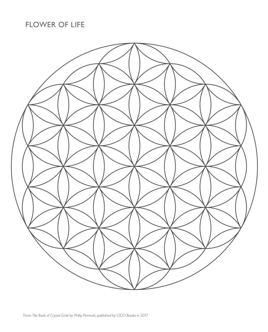 Crystal Grid Templates - Free Download - The Crystal Healer intended for Free Printable Crystal Grid Templates