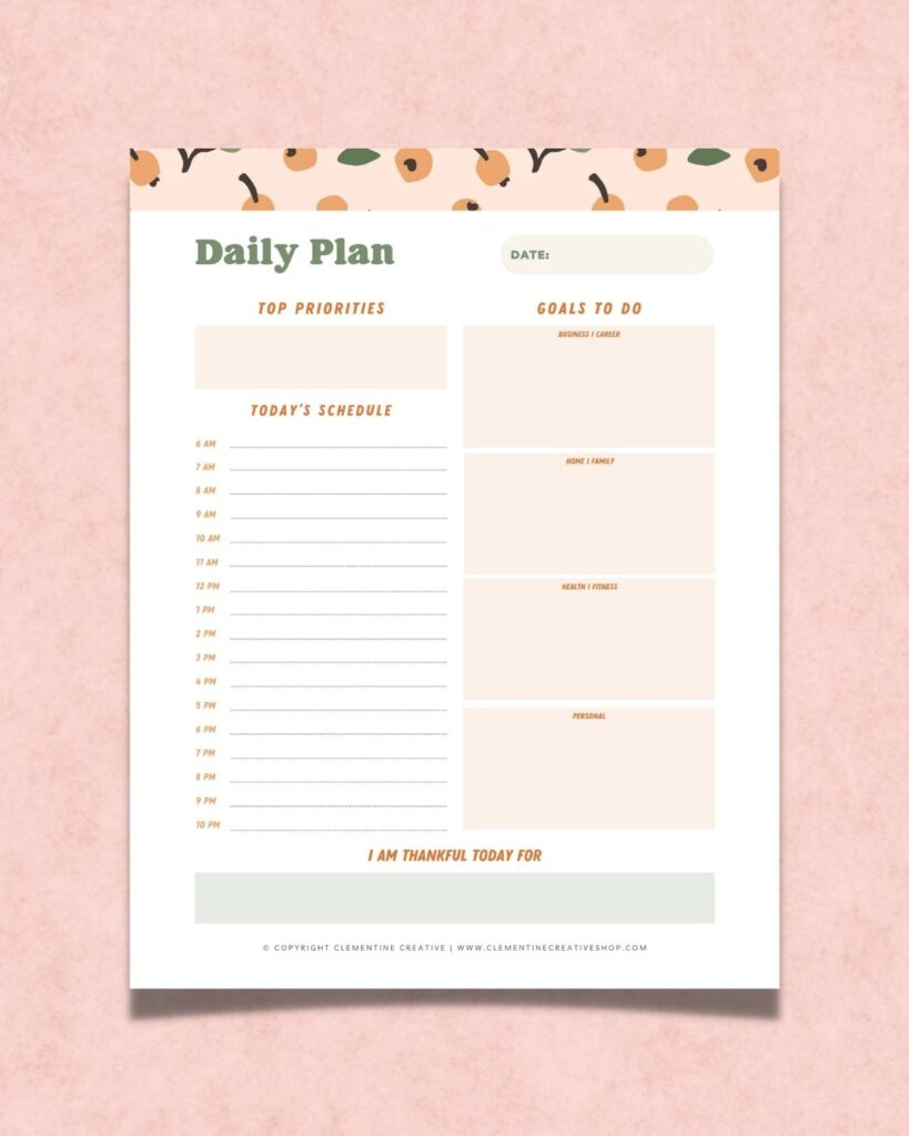 Cute Free Printable Life Planner Pdf To Organize Your Life throughout Life Planner Printables Free