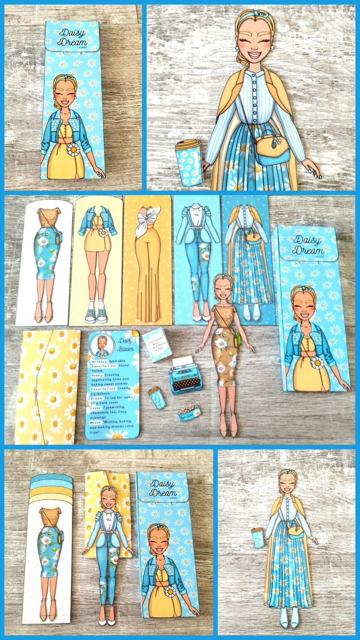 Daisy Dream New Paper Doll Katemade within Katemade Free Printable Download