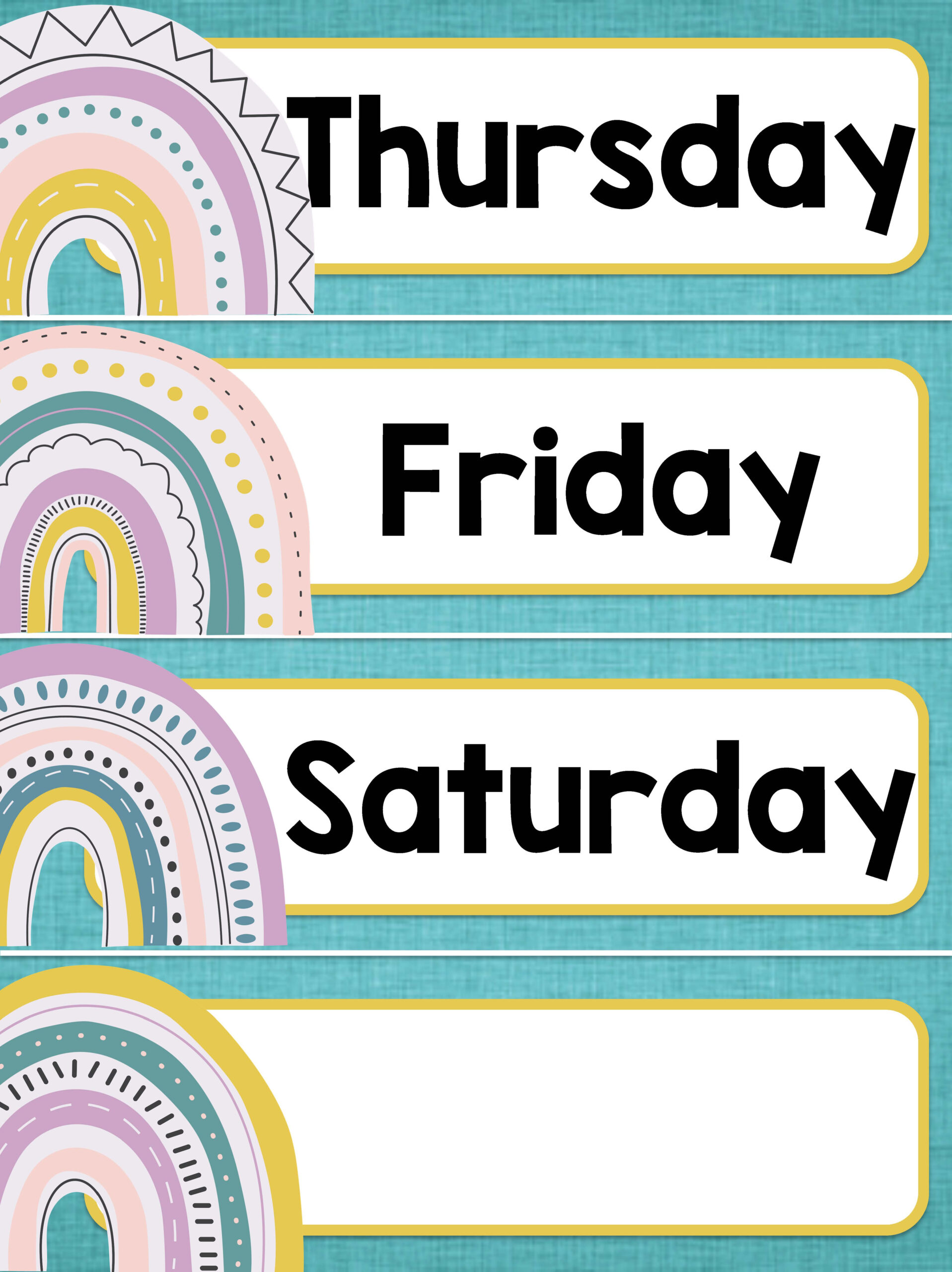 Days Of The Week Labels Printable Free | Www.lx.iriss.uk throughout Days of the Week Labels Free Printable