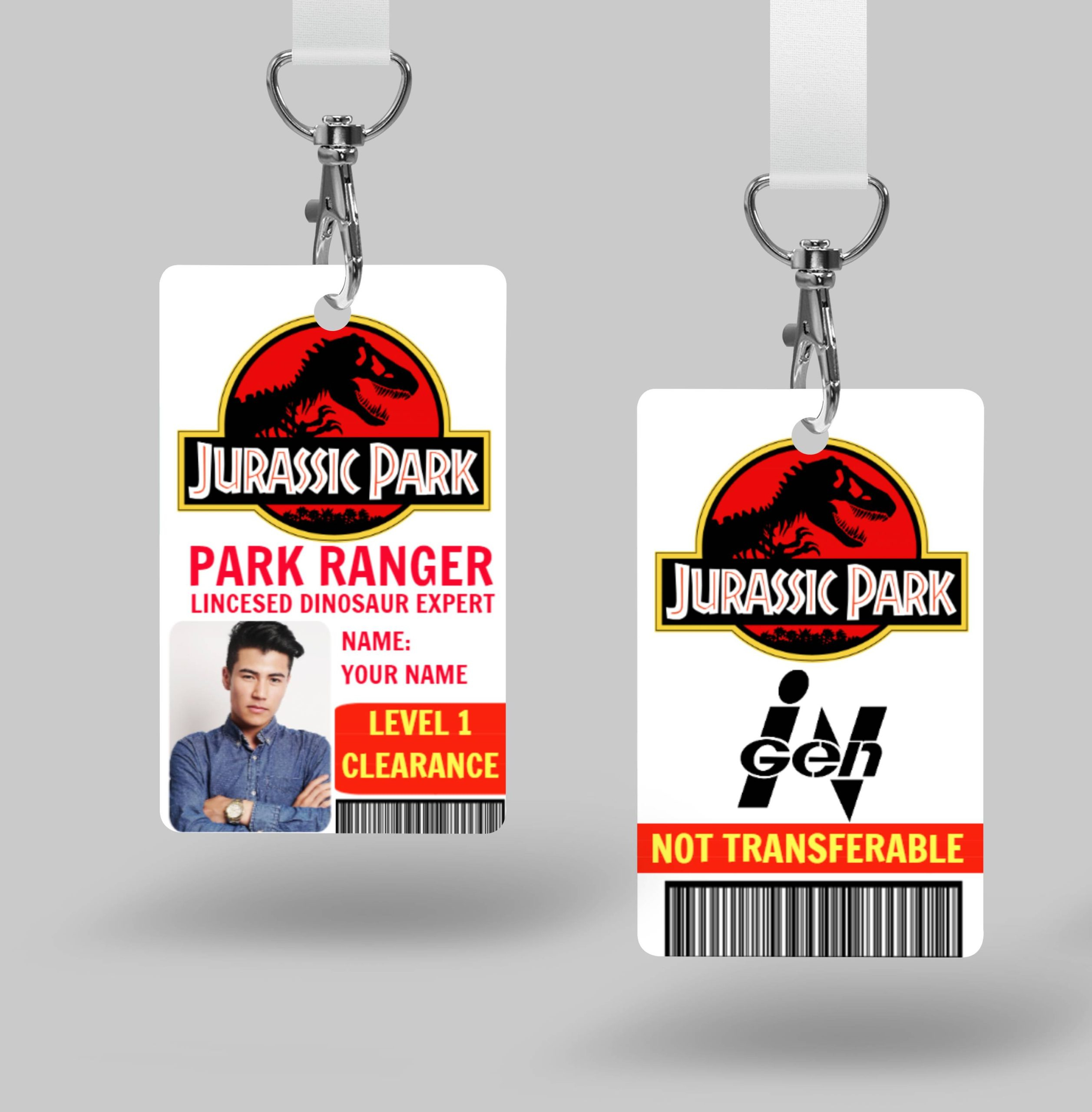 Demo - Ns Design intended for Printable Jurassic Park Id Badge Template Free