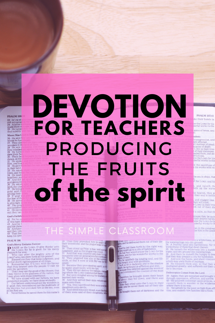 Devotions For Teachers — The Simple Classroom for Free Printable Devotions For Teachers