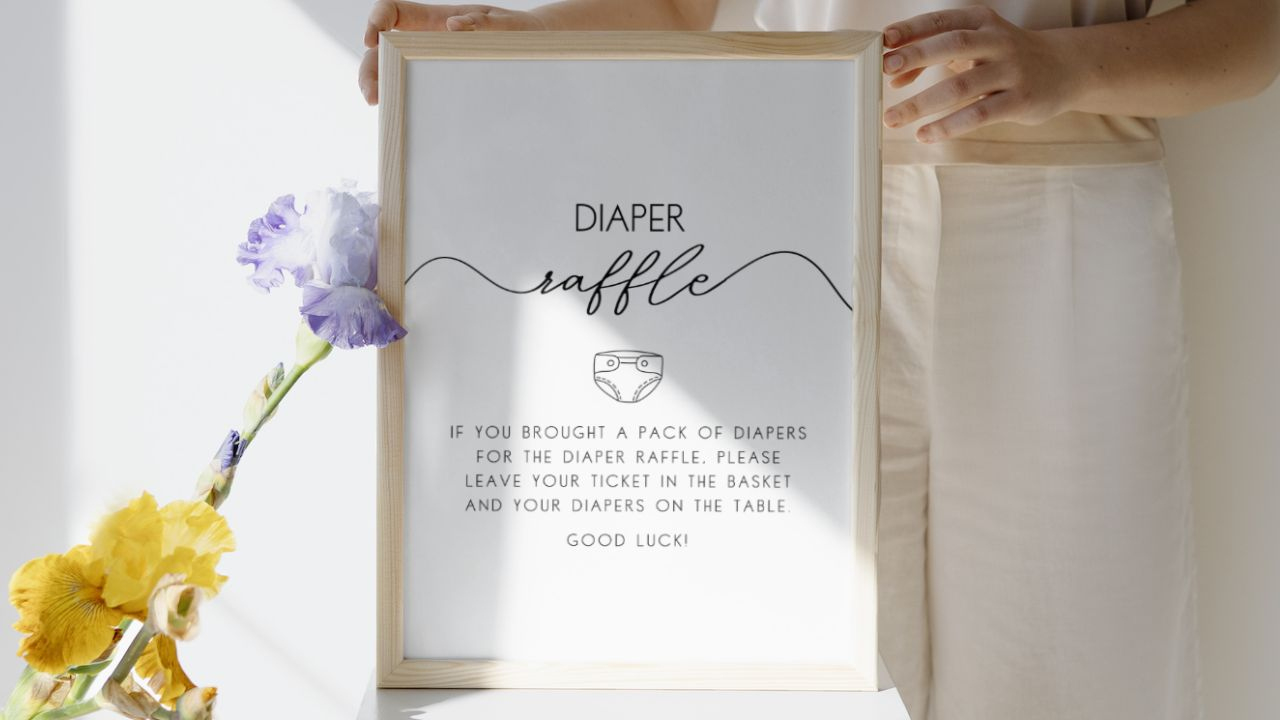 Diaper Raffle Baby Showers: Free Printables + Ideas - The Baby intended for Free Printable Diaper And Wipe Raffle