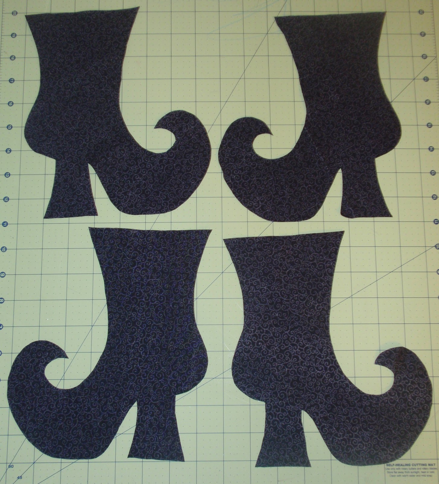 Diary Of A Crafty Lady: Smashed Wicked Witch Legs for Printable Witch Boot Template
