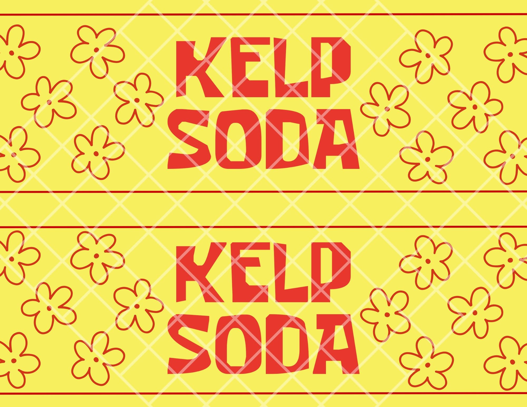 Digital Kelp Soda Labels - Printable Bikini Bottom Labels For within Kelp Soda Labels Printable Free