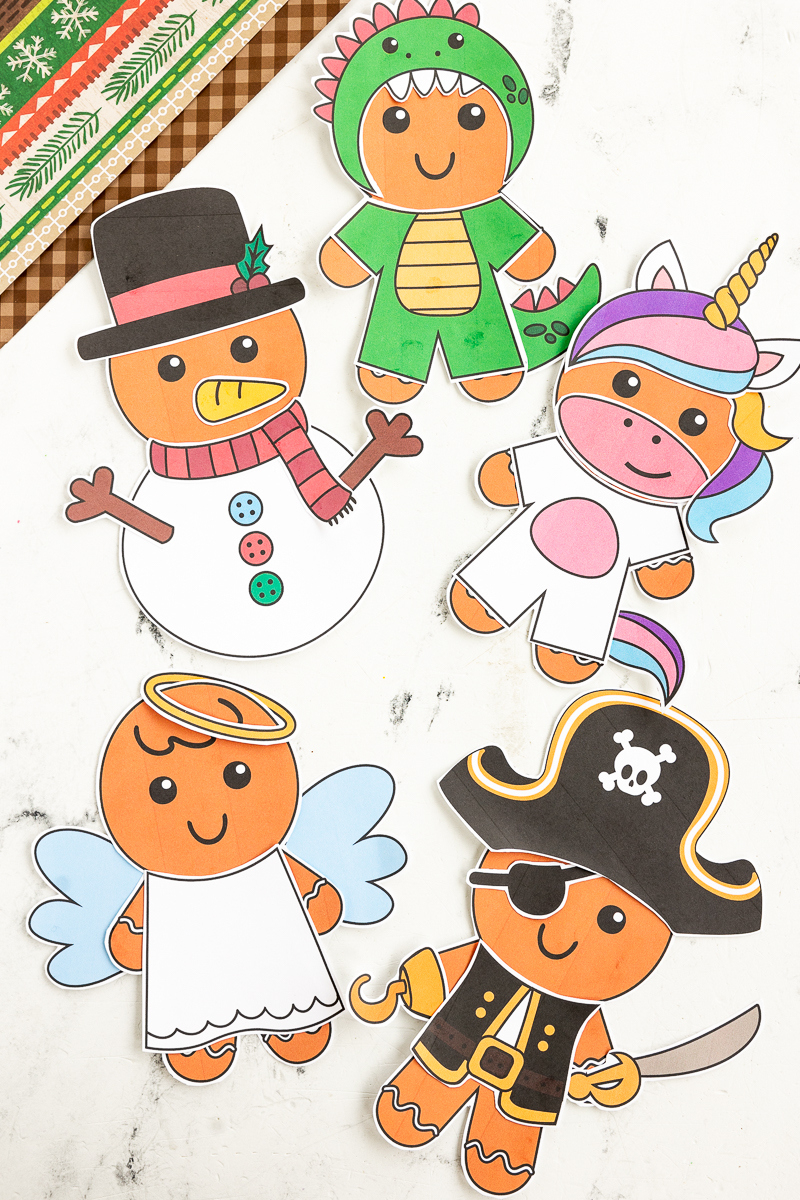 Disguise A Gingerbread Man.mp4 regarding Free Printable Disguise a Gingerbread Man Template