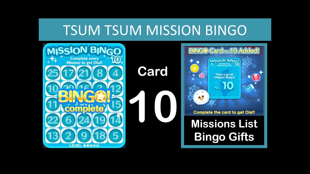 Disney Tsum Tsum Bingo Card 10 Completed (List, Clips, Notes, Gifts) intended for Tsum Tsum Bingo Card 10