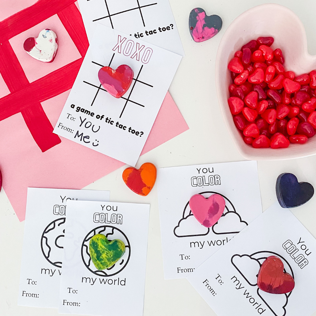 Diy Heart Crayons + Free Printable Valentine&amp;#039;S — That Millennial Momma regarding Free Printable Crayon Valentines