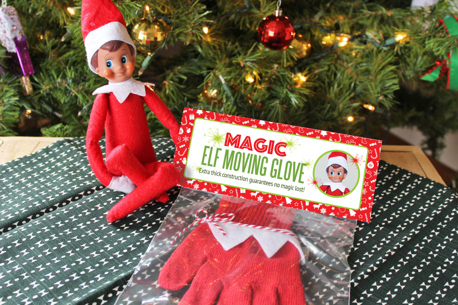Diy Magic Elf On The Shelf Moving Glove With Free Printable intended for Magic Elf Glove Printable