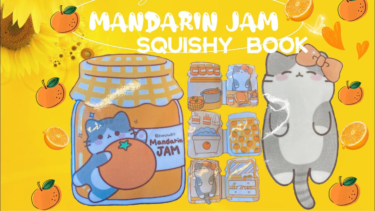 Diy Mandarin Jam Squishy Book for Diy Mandarin Jam Squishy Book Free Printable