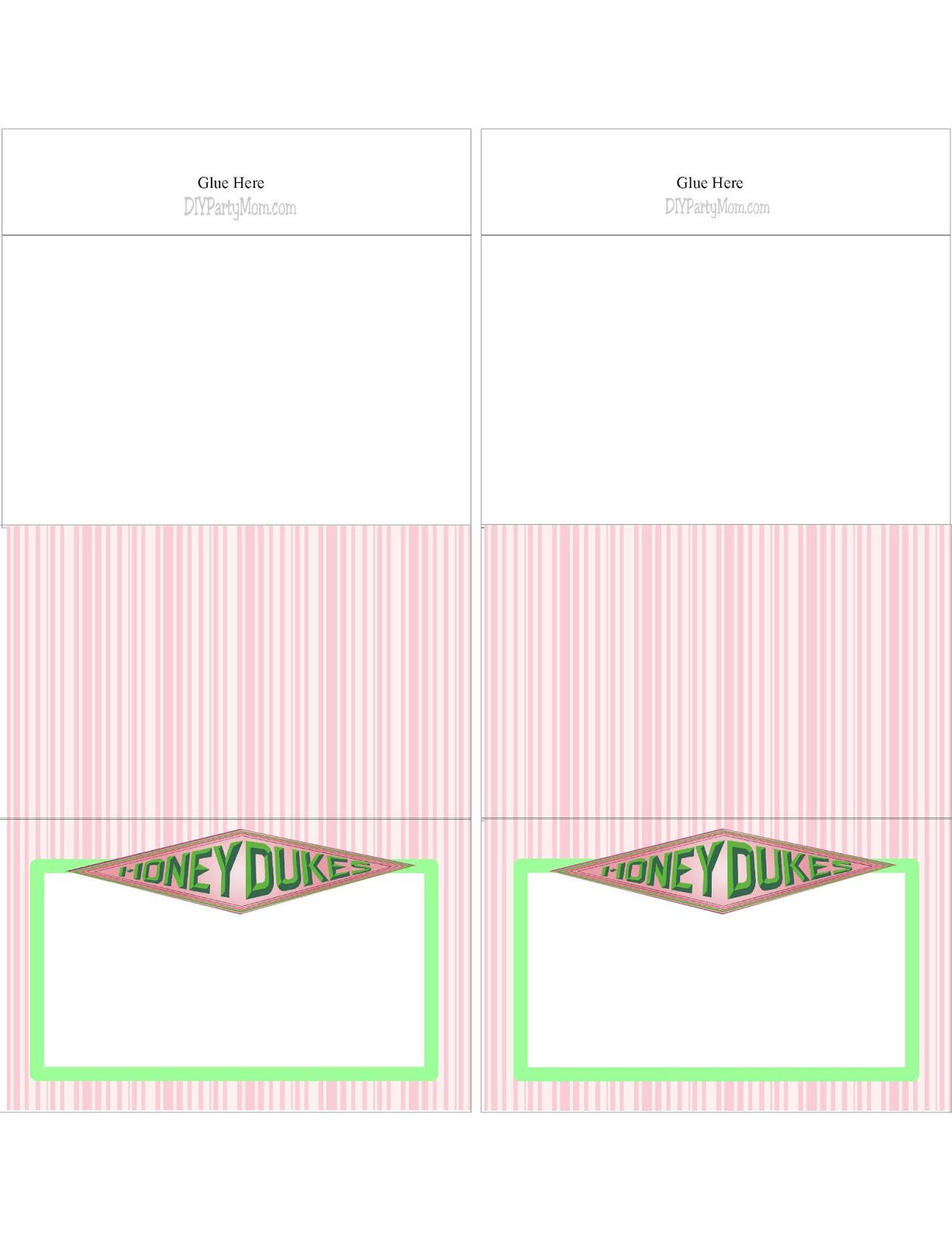 Diy Party Mom: Honeydukes Table Cards For Your Harry Potter Party for Free Printable Honeydukes Logo