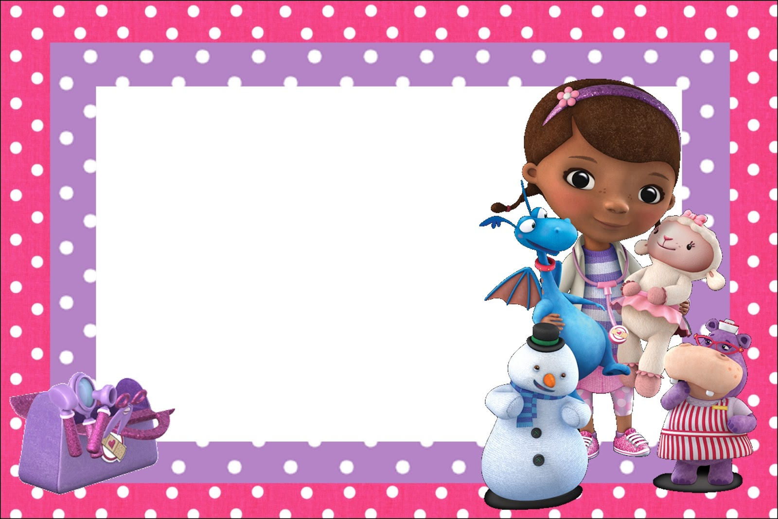 Doc Mcstuffins: Free Printable Invitations. - Oh My Fiesta! In English for Free Printable Doc Mcstuffins Printables