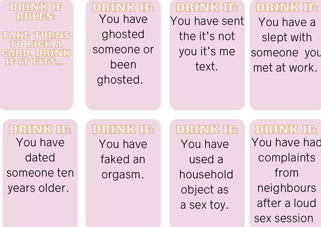 Downloadable And Printable Drinking Card Games Over 18&amp;#039;S: Drink If in Printable Drinking Card Games