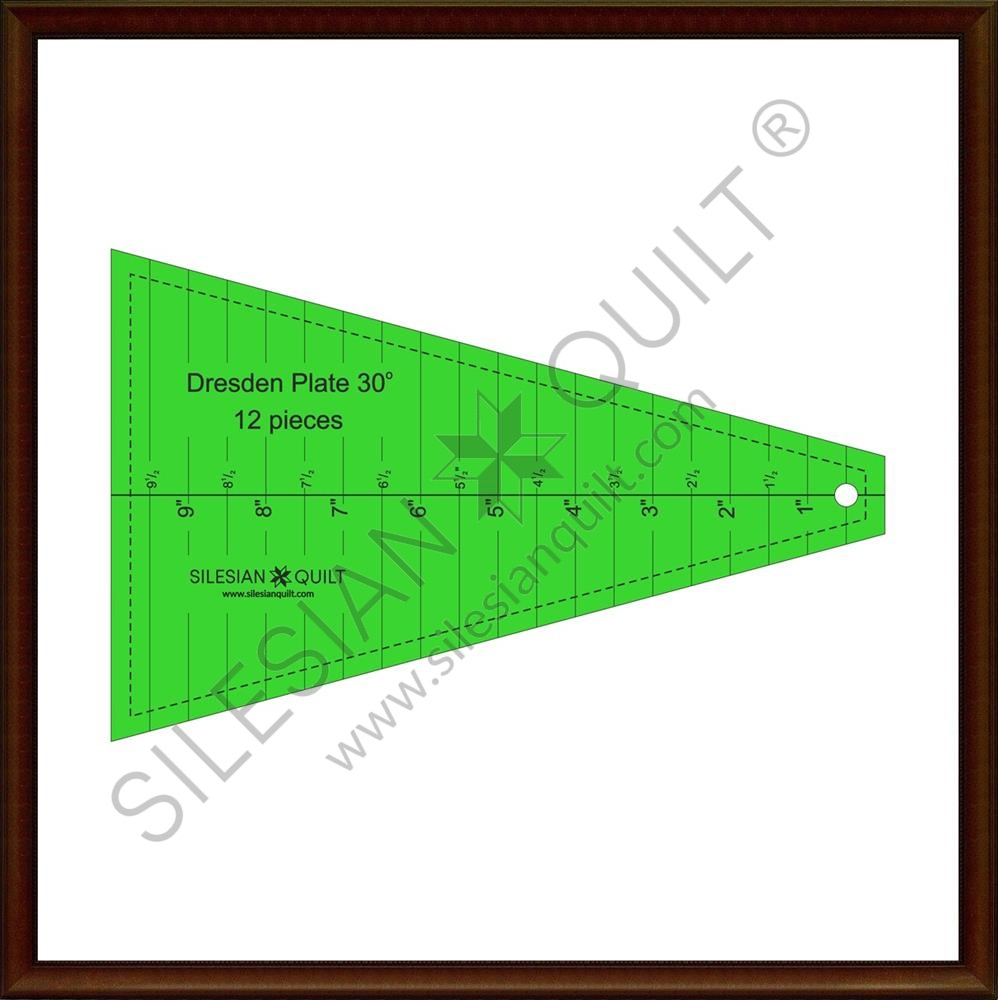 Dresden Plate 30º, 12 Blades inside Free Dresden Plate Template Printable