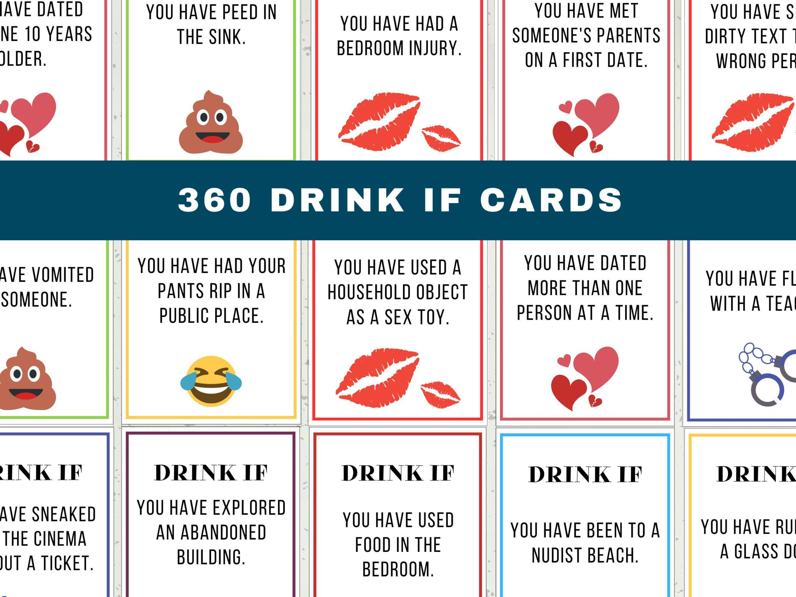 Drink If Card Game Drinking Game Printable Never Have I Ever Pdf regarding Printable Drinking Card Games