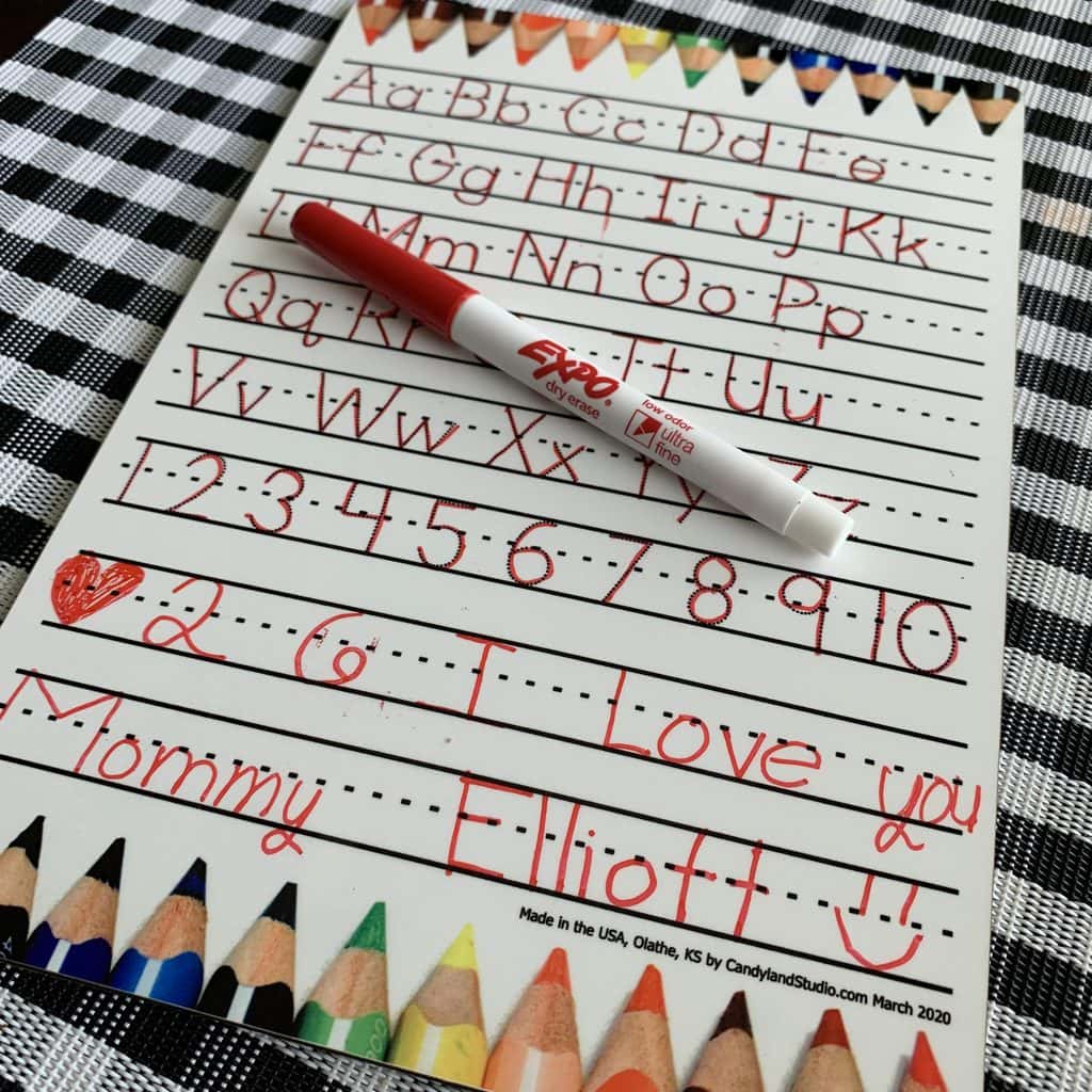 Dry Erase Practice Sheets - Free Printables! - Sometimes Crafty inside Printable Dry Erase Board