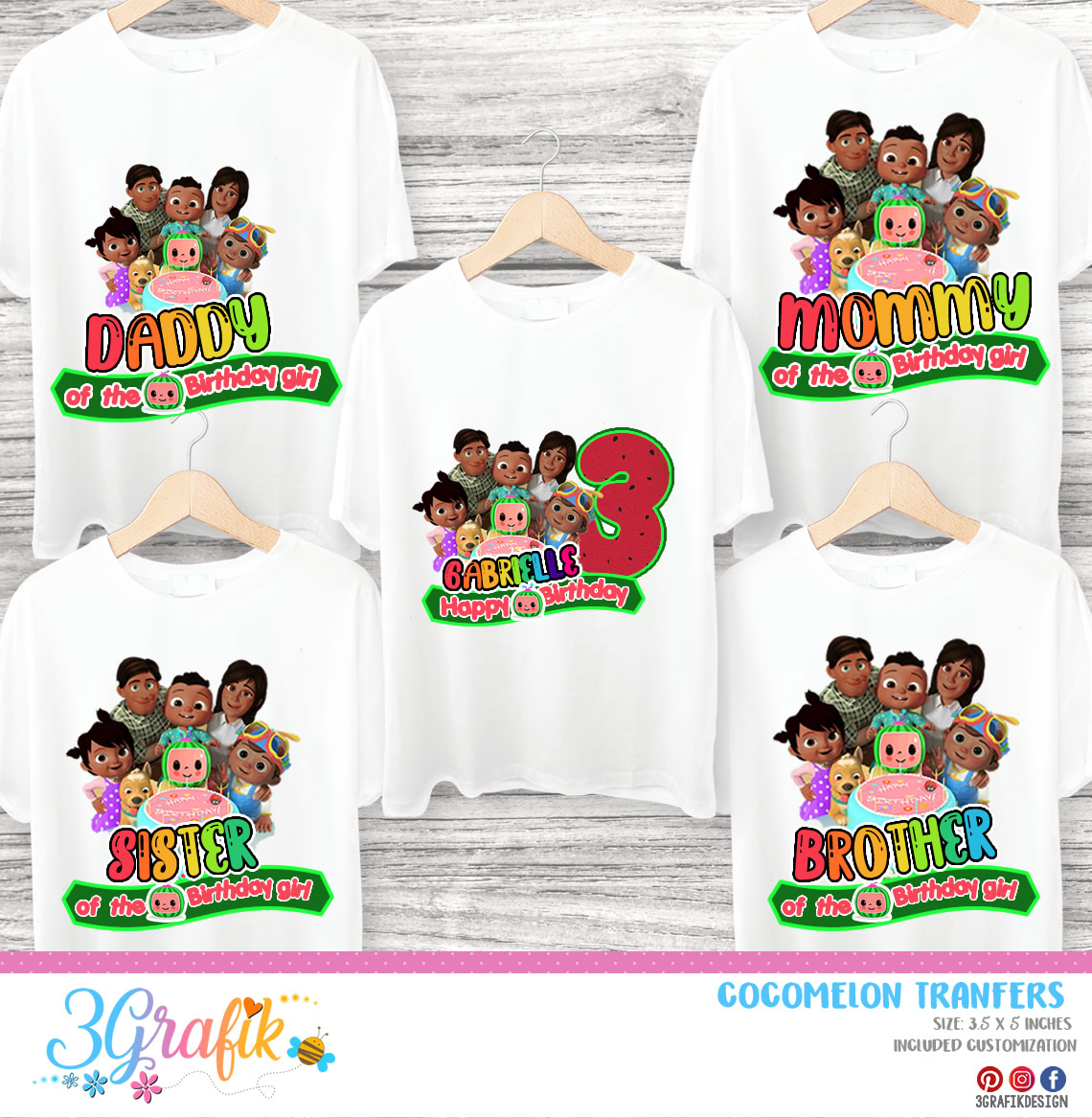 ▷ Cocomelon Birthday Shirt Family | Cocomelon Birthday Party inside Printable Cocomelon Birthday Shirt