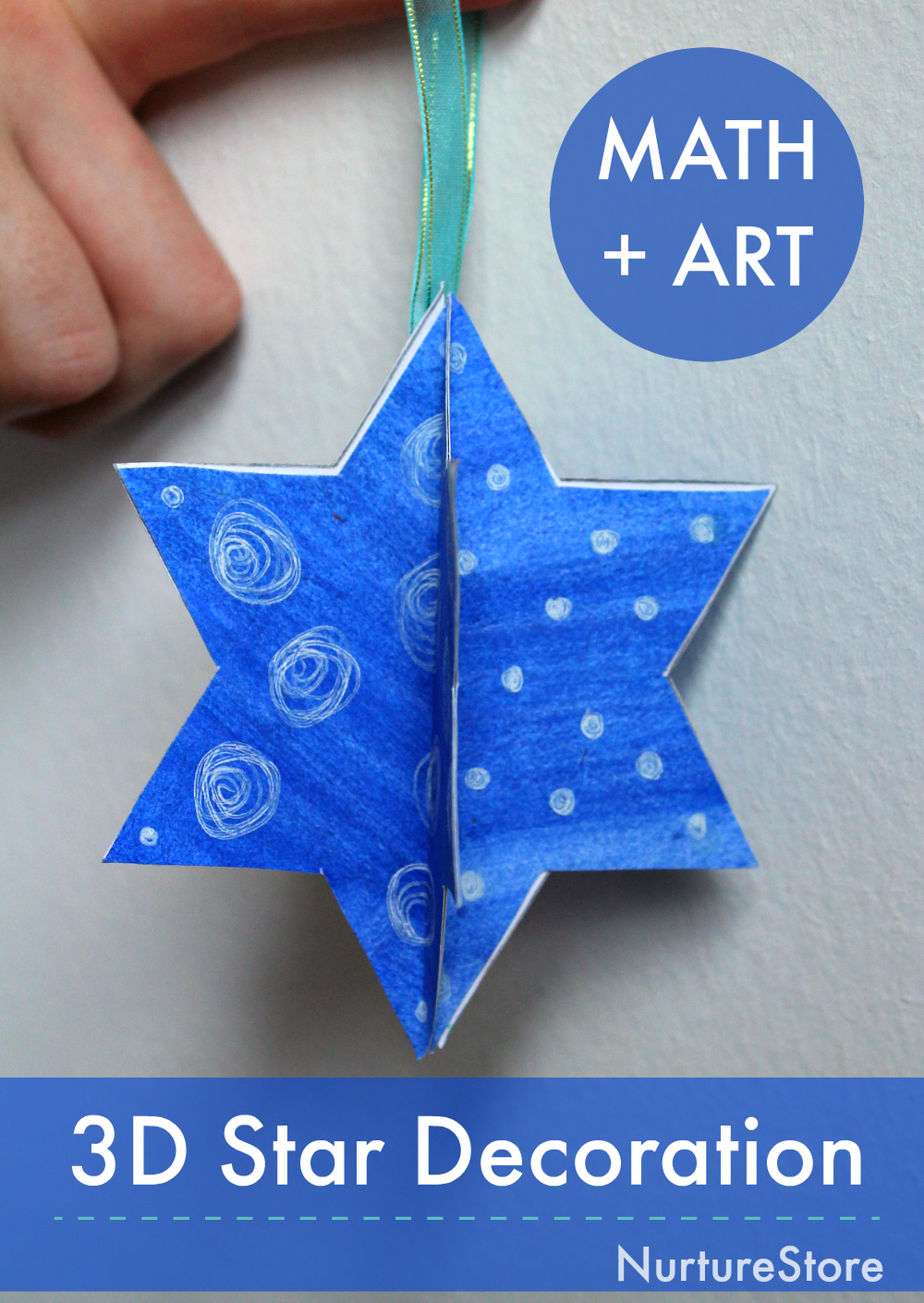 Easy 3D Star Of David Craft For Hanukkah - Nurturestore inside Star Of David Template Free Printable