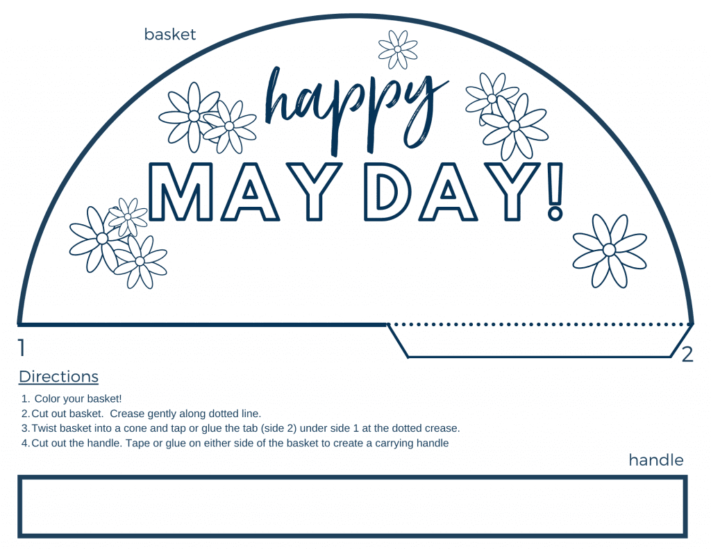Easy May Day Basket Ideas To Surprise Neighbors (+Free Printable) for Printable May Day Baskets