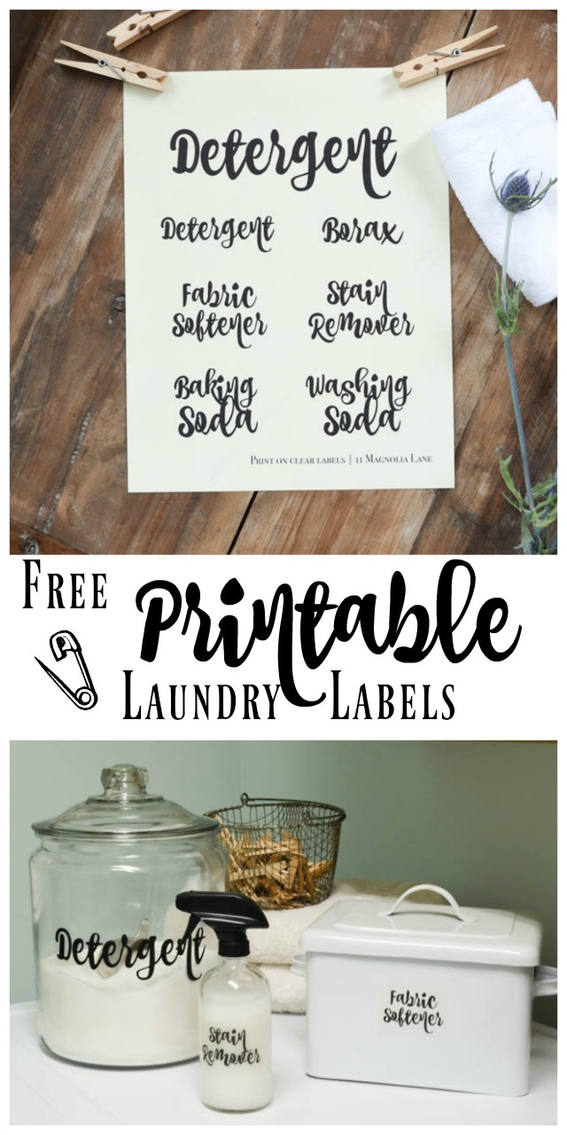 Easy Organization: Free Printable Laundry Room Labels regarding Free Printable Laundry Printables