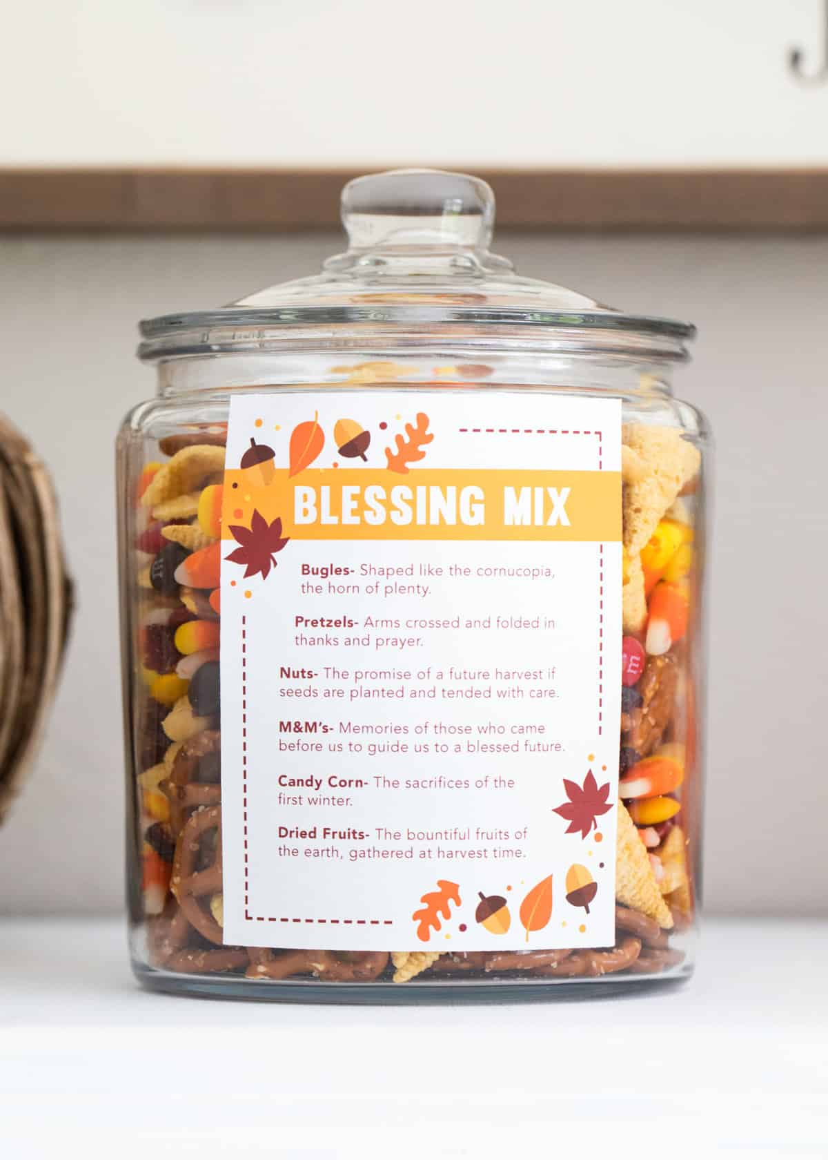 Easy Thanksgiving Blessing Mix Free Printable - I Heart Naptime with regard to Blessing Mix Free Printable