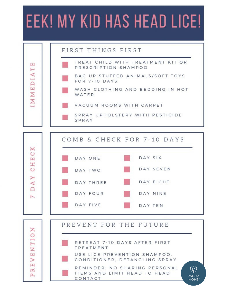 Eek! My Kid Has Head Lice! {Free Printable Checklist!} pertaining to Printable Head Lice Notice to Parents