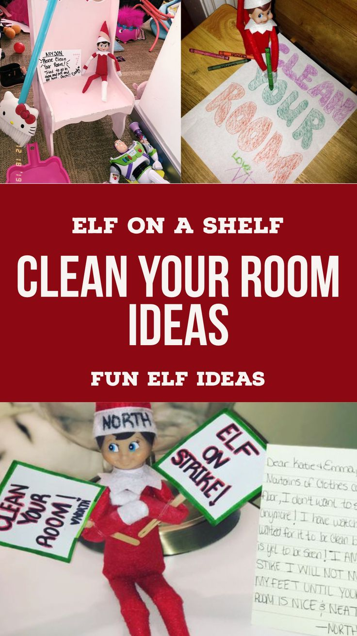 Elf On The Shelf Clean Your Room Ideas - ✧・ﾟ Fun Elf Ideas ・ﾟ✧ for Elf on the Shelf Clean Your Room Printable