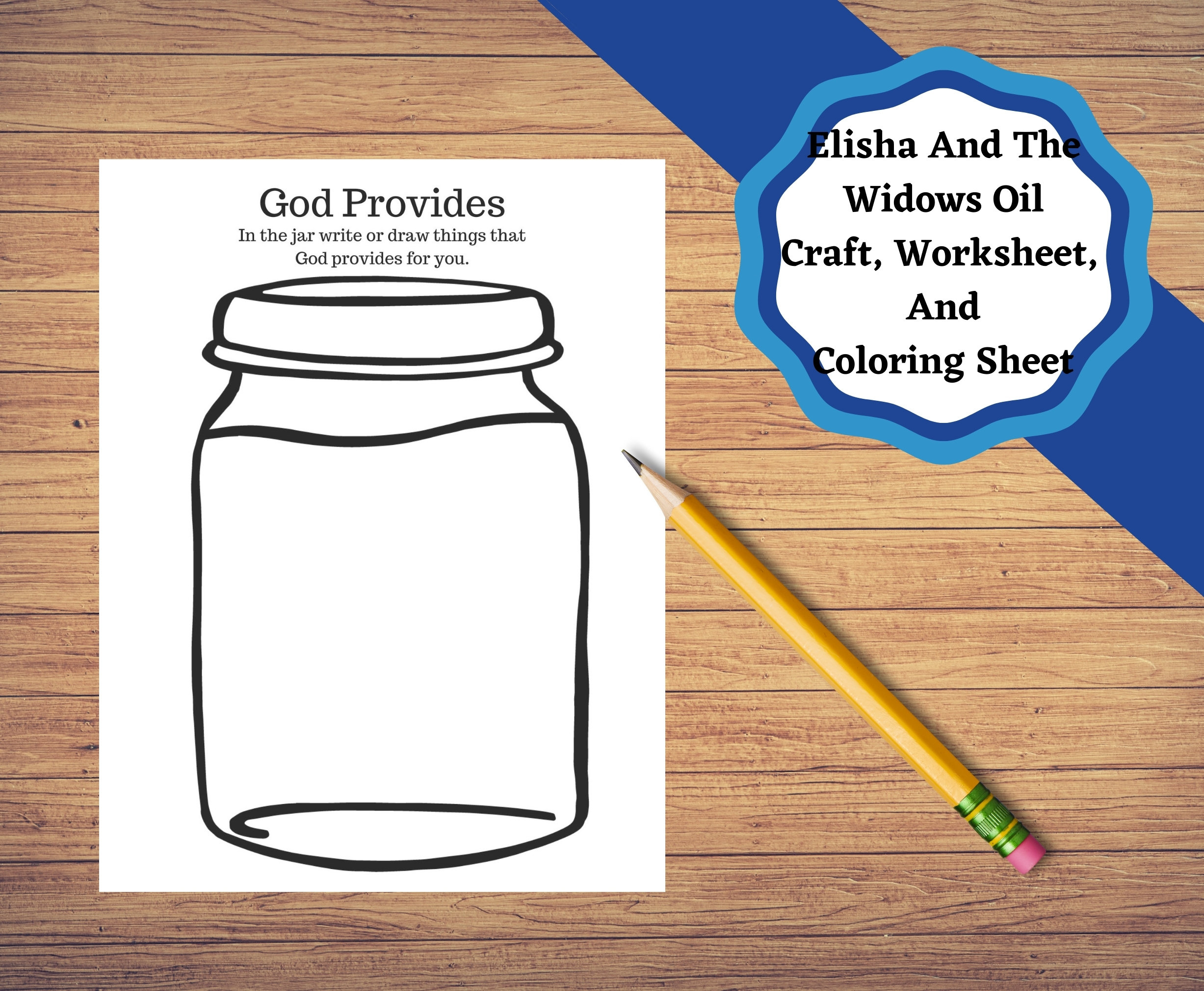 Elisha And The Widow&amp;#039;S Oil, Printable Bible Story Pages, Craft regarding Printable Elisha and the Widow&amp;amp;#039;s Oil Craft