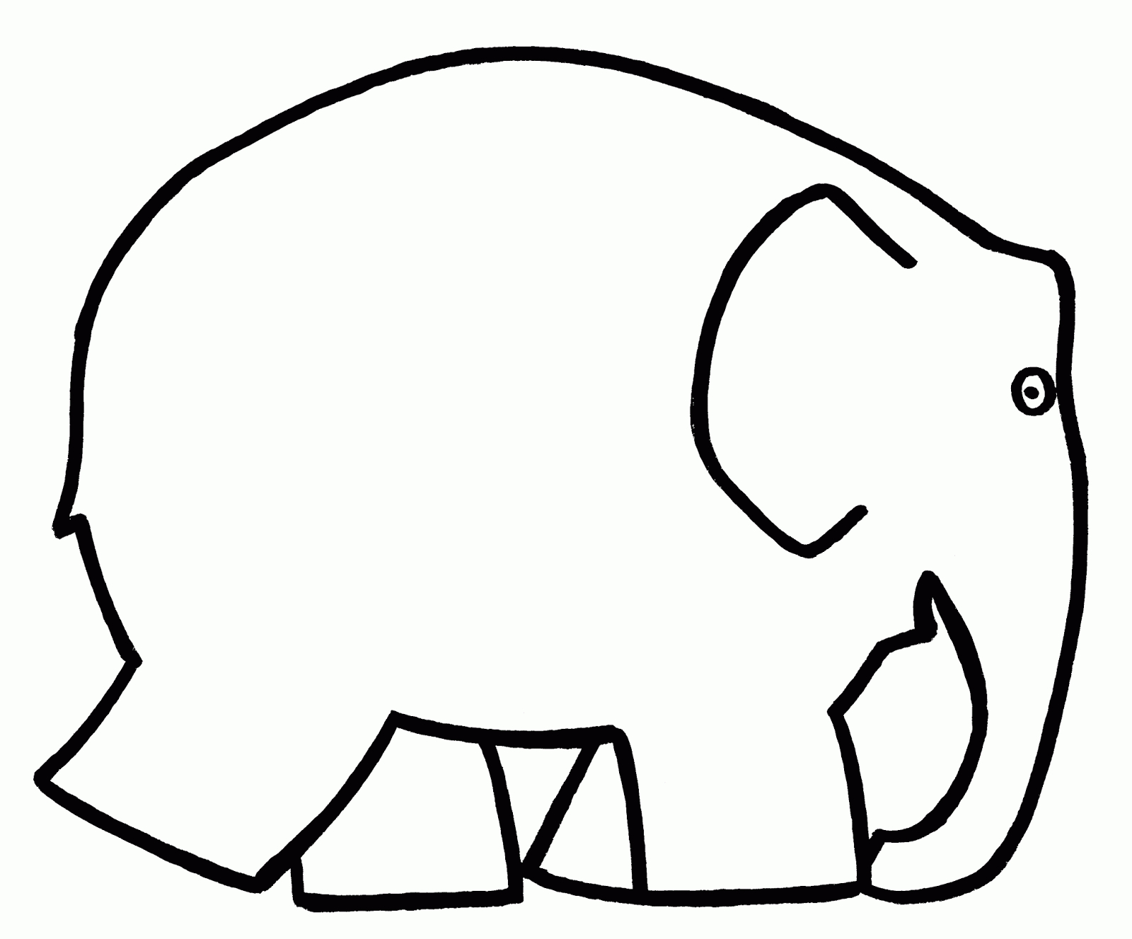 Elmer The Elephant Template Free Printable within Free Printable Elmer the Elephant Template