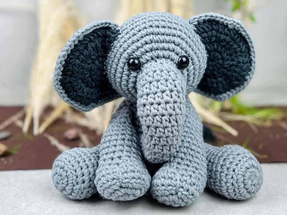 Elsie The Amigurumi Crochet Elephant Pattern (Free!) - within Free Printable Elephant Crochet Patterns
