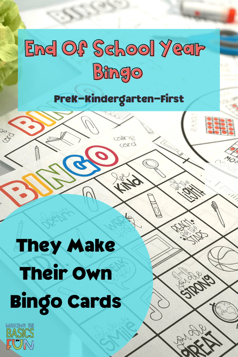 End Of Year Activities To The Rescue | Making The Basics Fun throughout End of the Year Bingo Free Printable