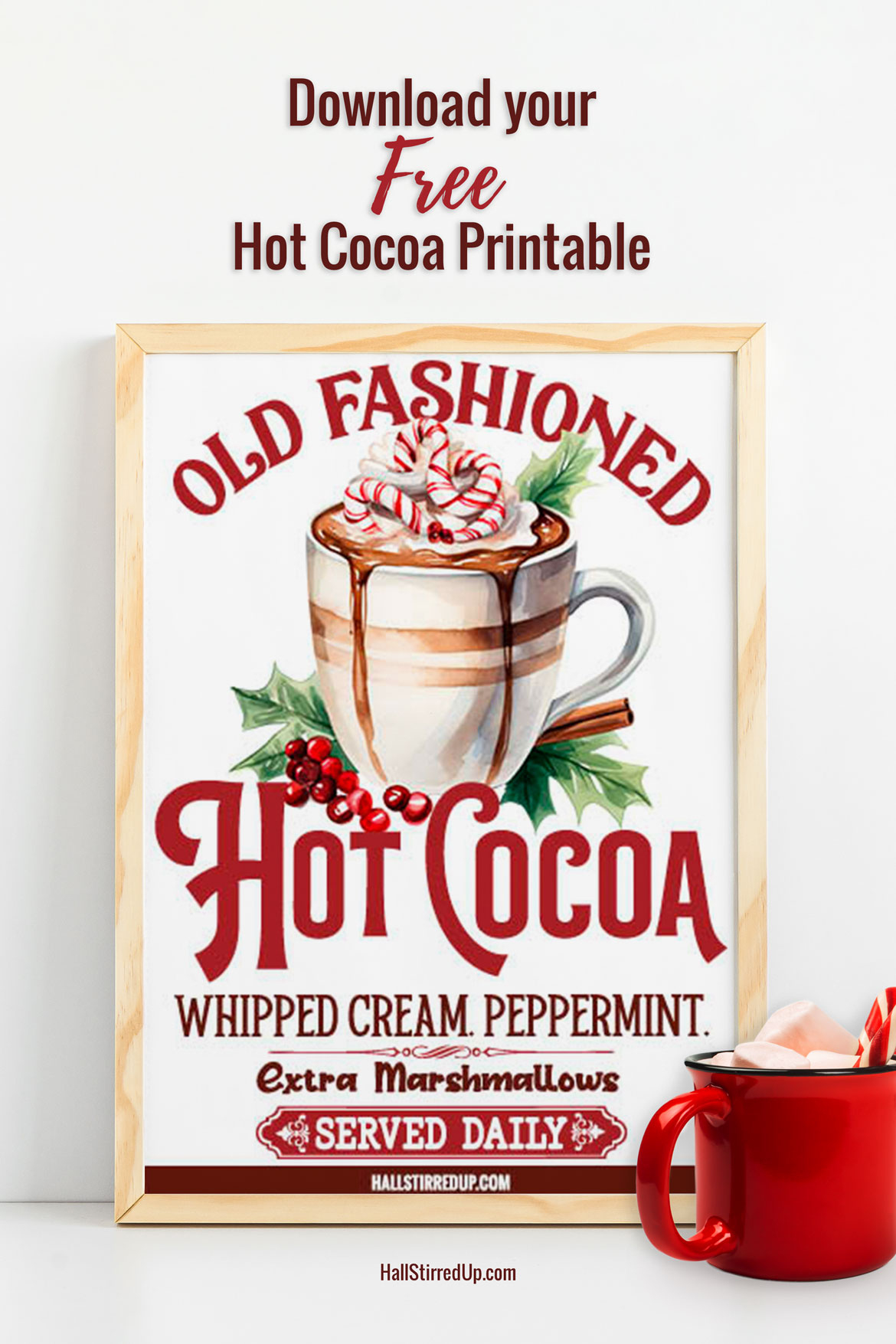 Enjoy The Season With A Free &amp;#039;Hot Cocoa&amp;#039; Printable Sign – Hall with regard to Free Hot Chocolate Printable