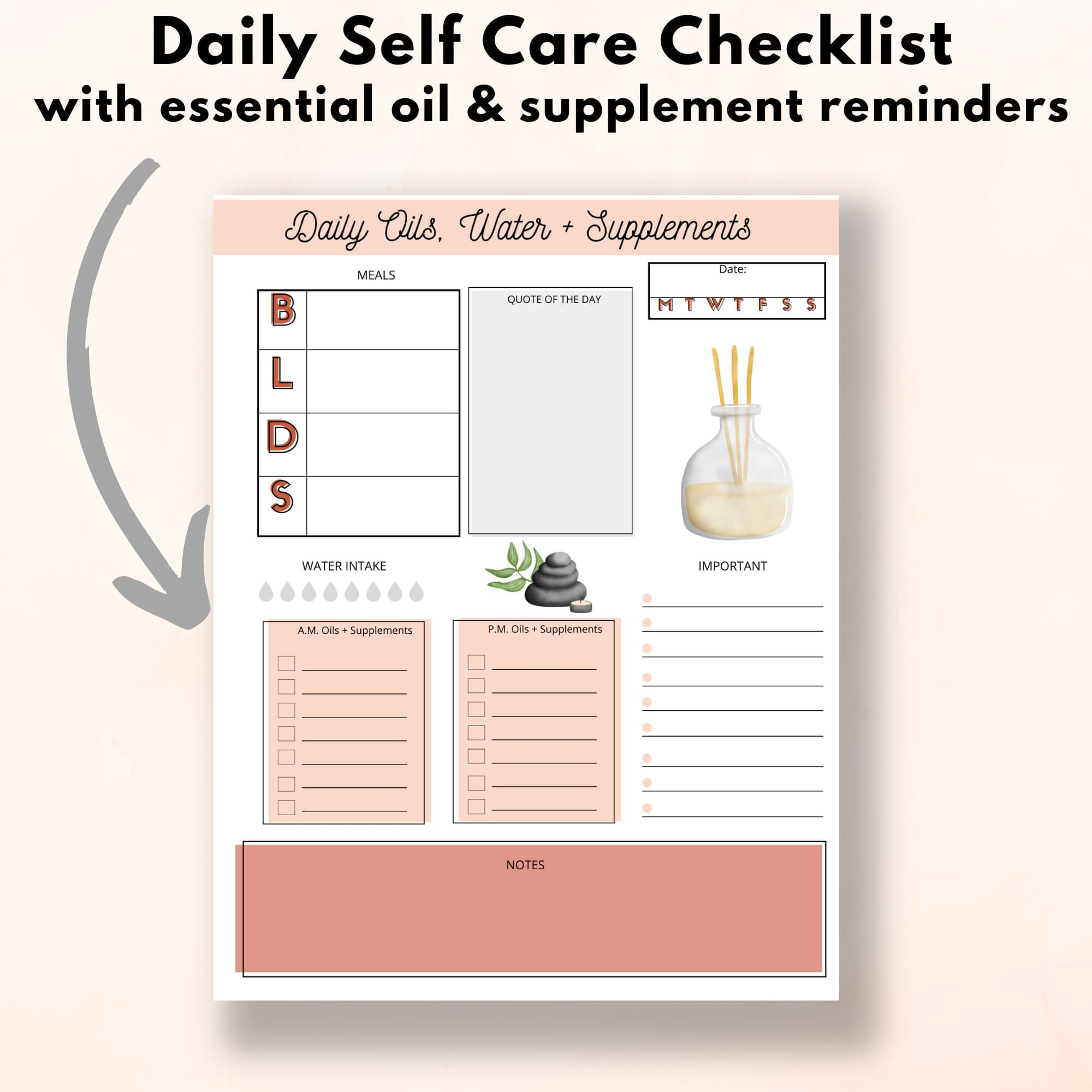 Essential Oil Journal pertaining to Free Essential Oil Notebook Printables