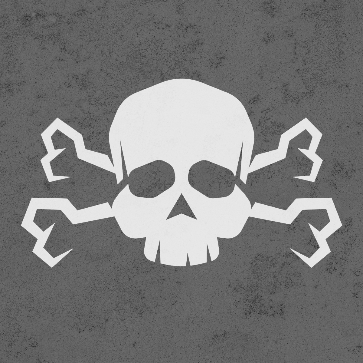 💀 Skull N Bones - Ready To Print! 3D Printable Stencil・ Stl File in Skull and Crossbones Stencil Printable