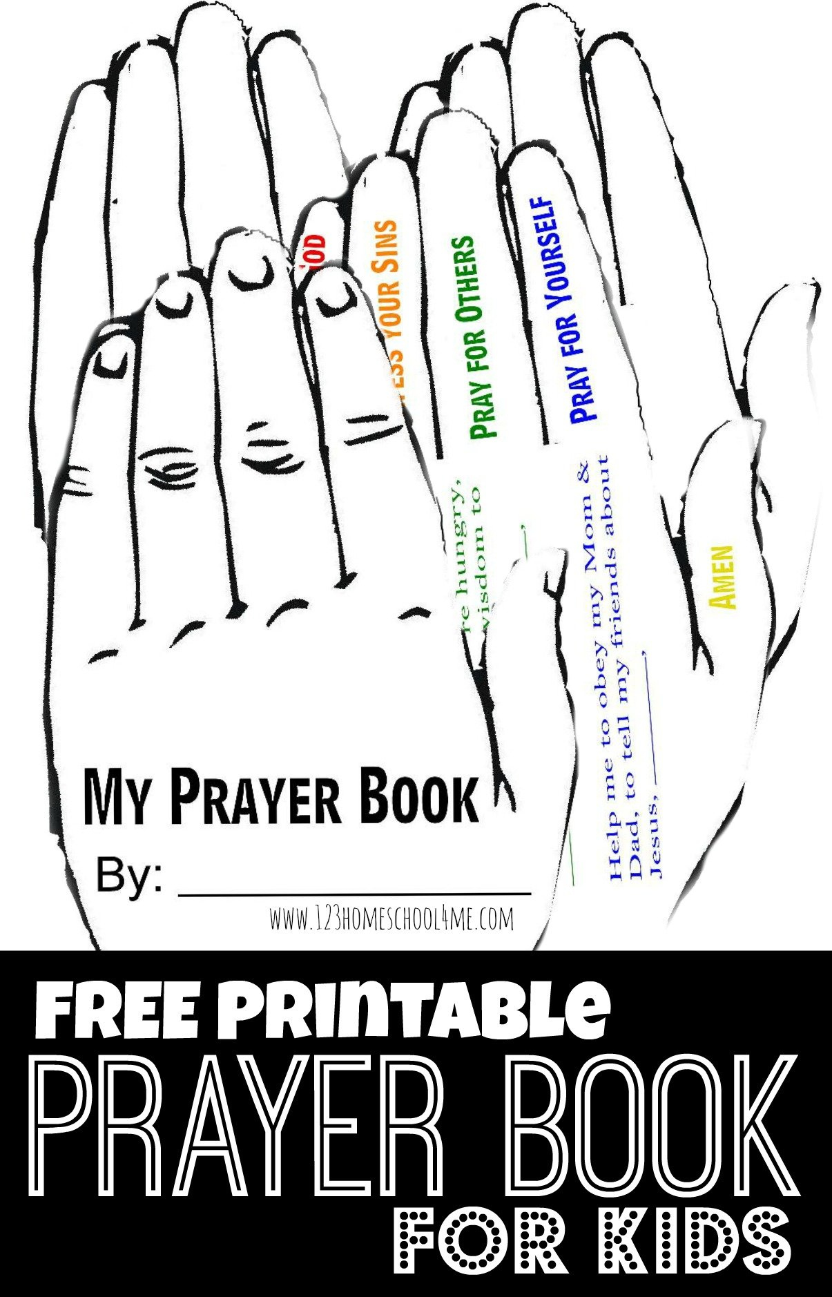 🙏 Free Printable Children&amp;#039;S Prayer Book For Kids in Printable Prayer Craft Activities