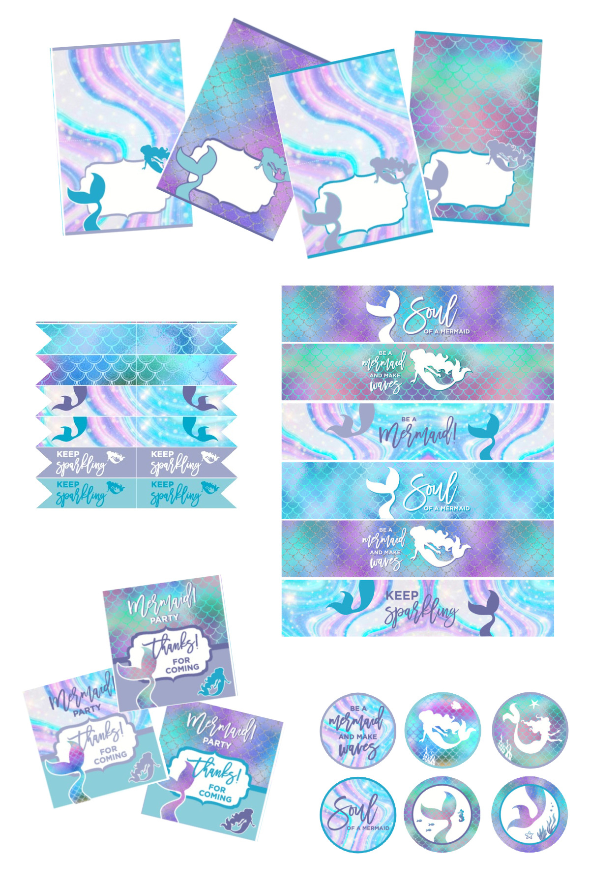 Mermaid Party Printables Free All FREE Printables Mermaid Party Printables Free All FREE Printables