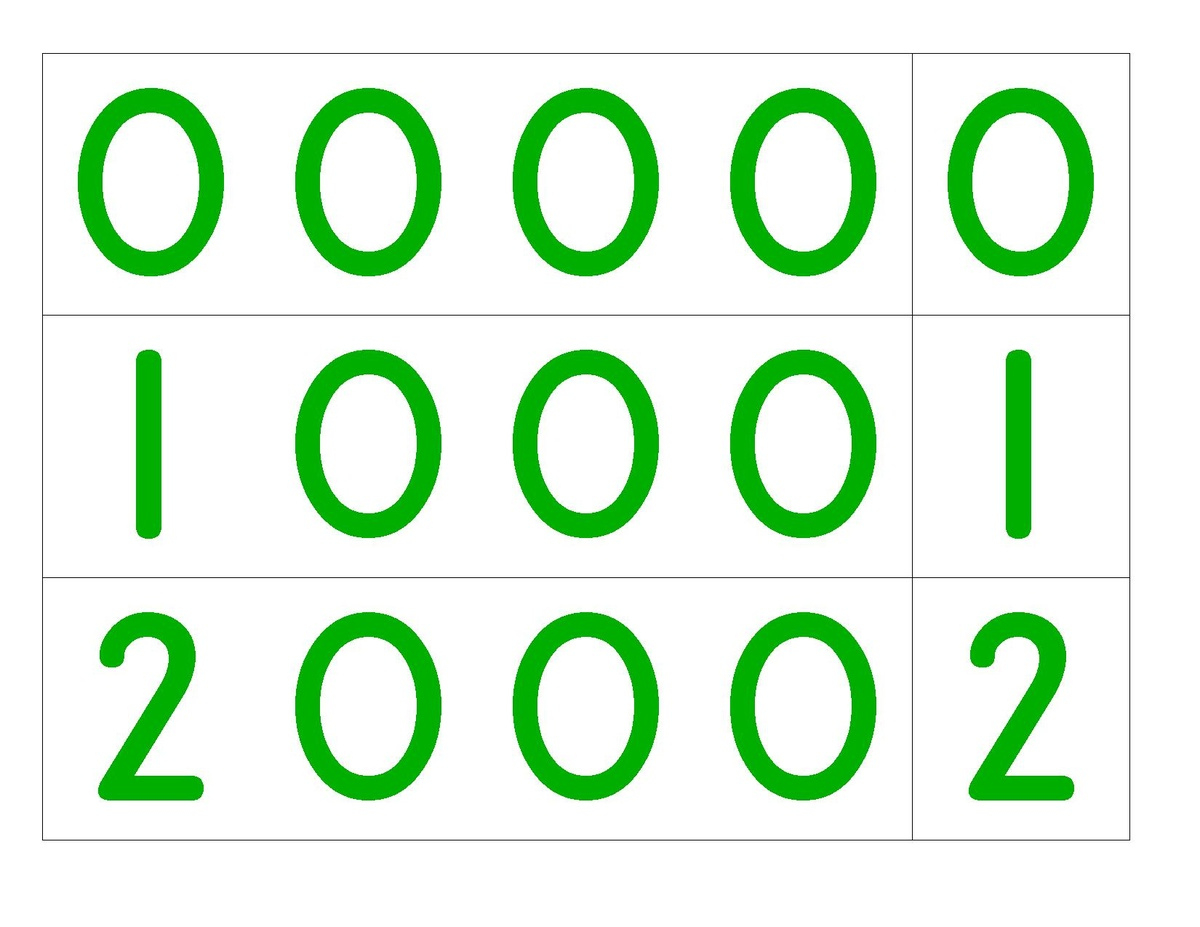 File:large Number Cards.pdf - Montessori Album intended for Free Printable Numbers Montessori
