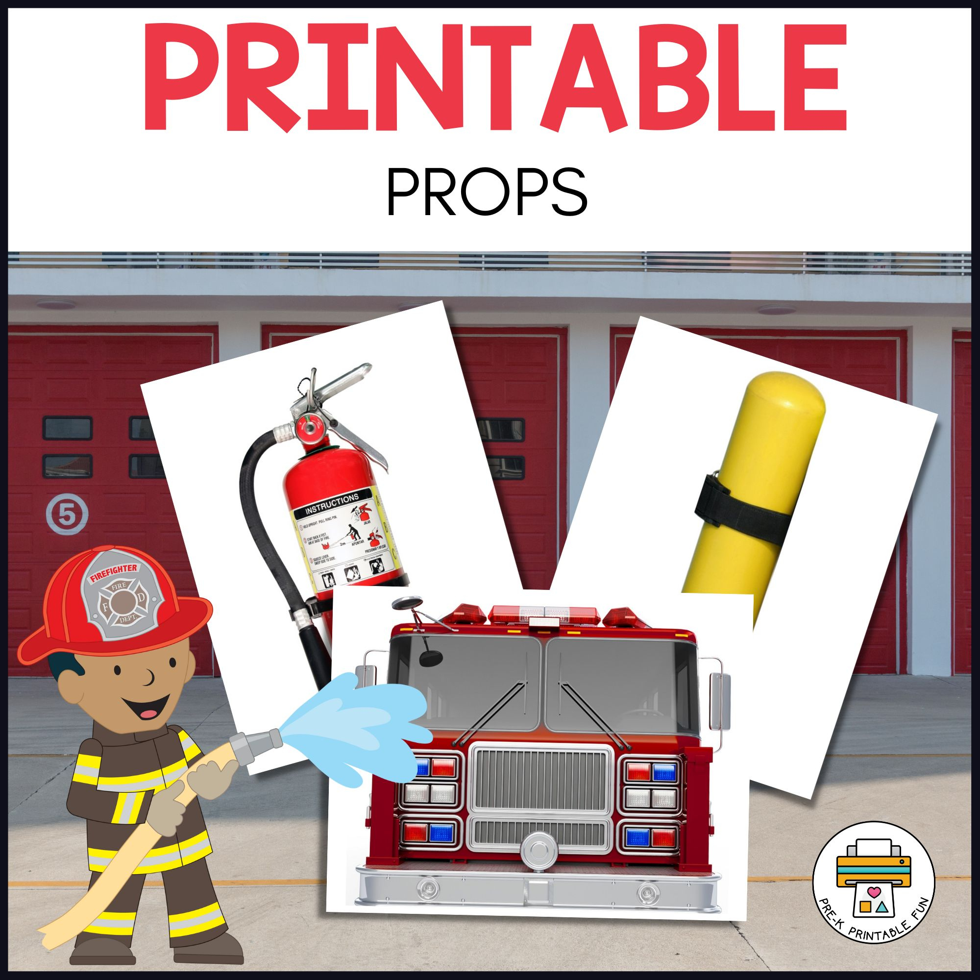 Fire Station Preschool Dramatic Play Pack with regard to Fire Station Dramatic Play Printables Free