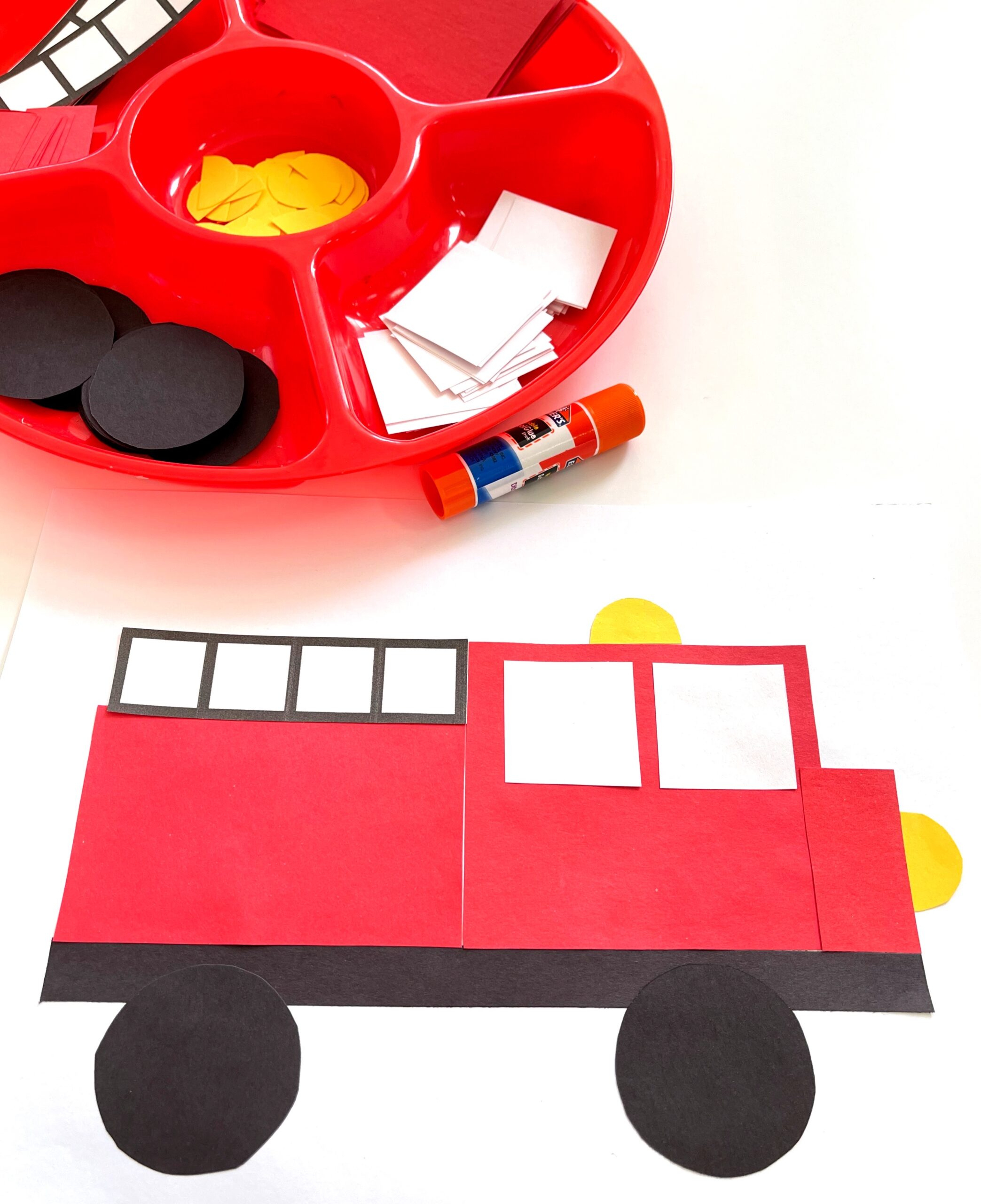 Fire Truck Preschool Craft - Ms. Stephanie&amp;#039;S Preschool intended for Free Printable Fire Truck Craft