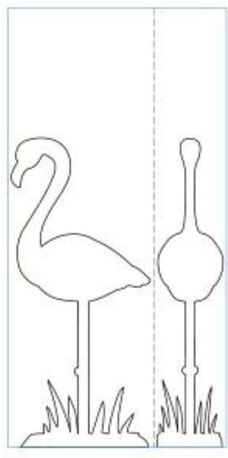 Flamingo Scroll Saw Pattern For Woodworking intended for Printable Free 3d Scroll Saw Patterns