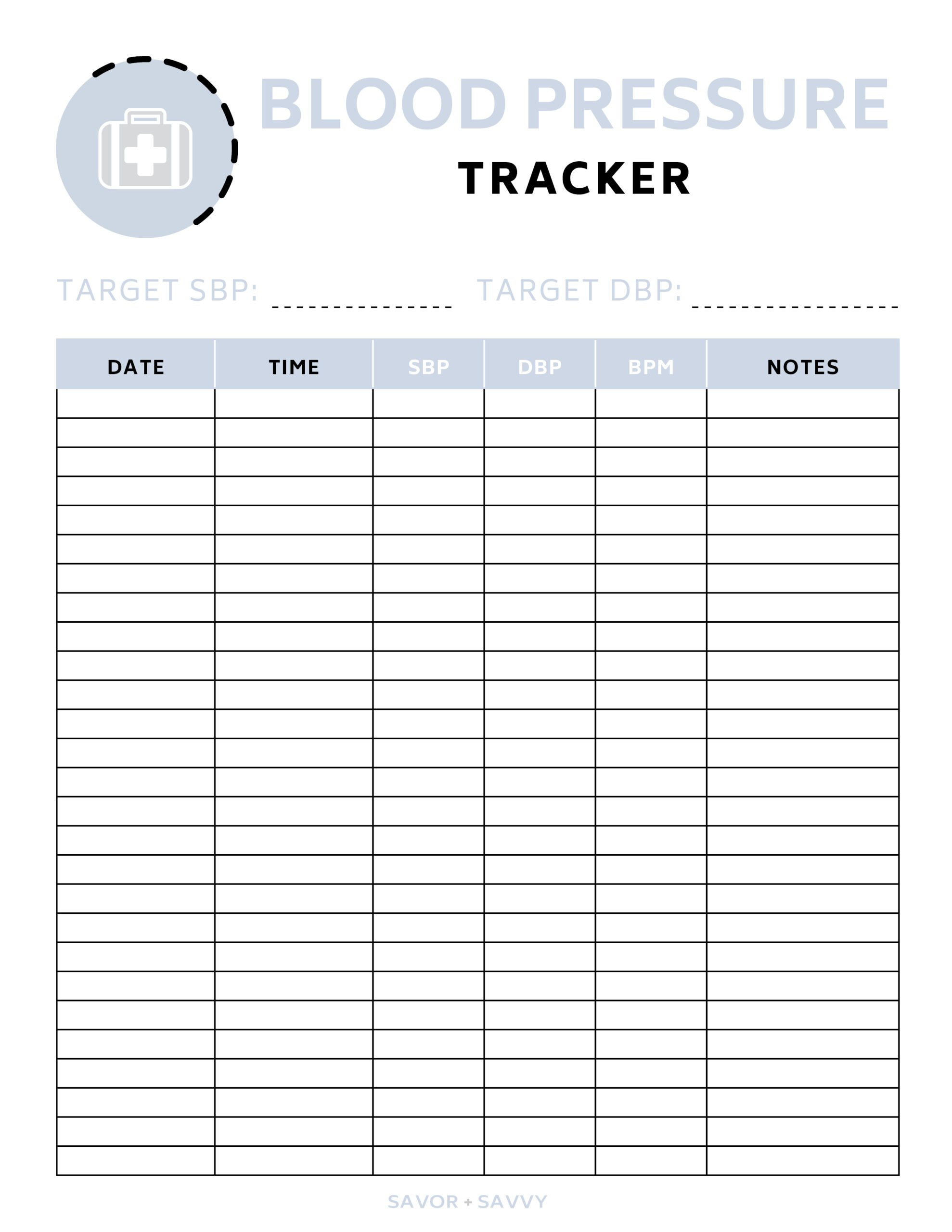 Free 4 Page Medical Binder Printable - Savor + Savvy for Medical Organizer Free Printable Medical Binder Forms