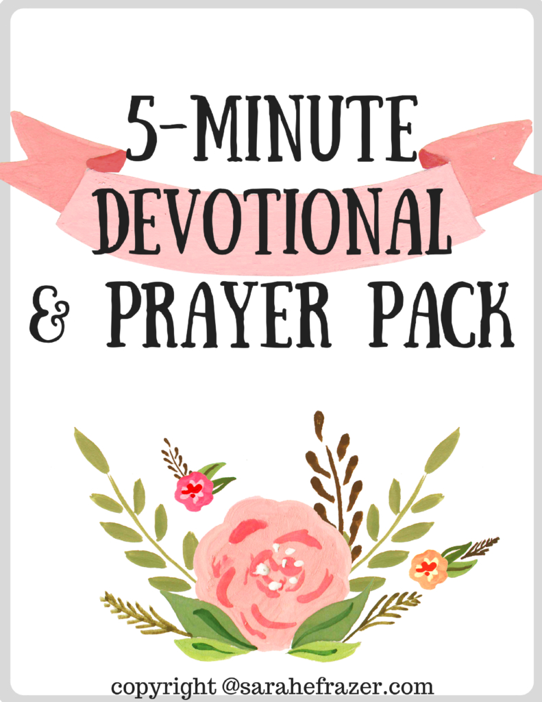 Free 5-Minute Devotionals - Sarah E. Frazer for Free Printable Daily Devotions For Seniors