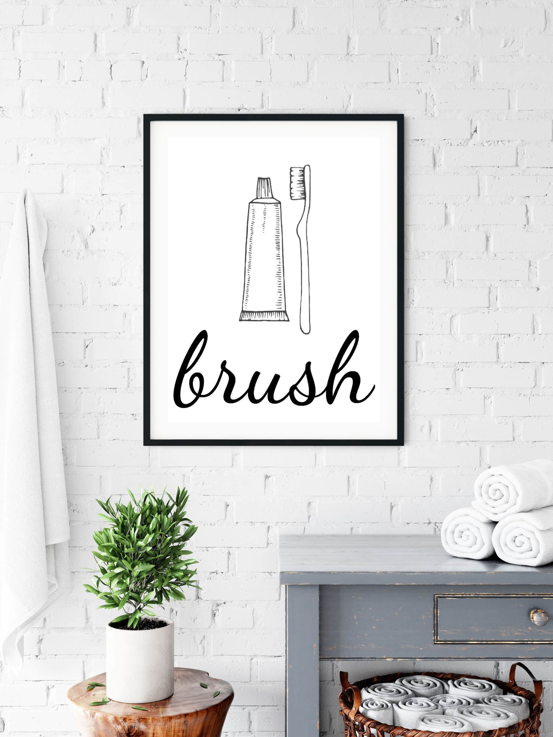 Free Bathroom Printables! – Welsh Design Studio throughout Free Printable Printable Bathroom Wall Art