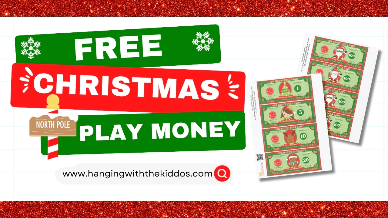 Free Christmas Printable Play Money inside Free Printable Santa Money